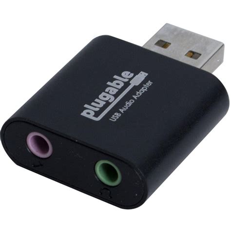 plugable USB adapter 3.5mm